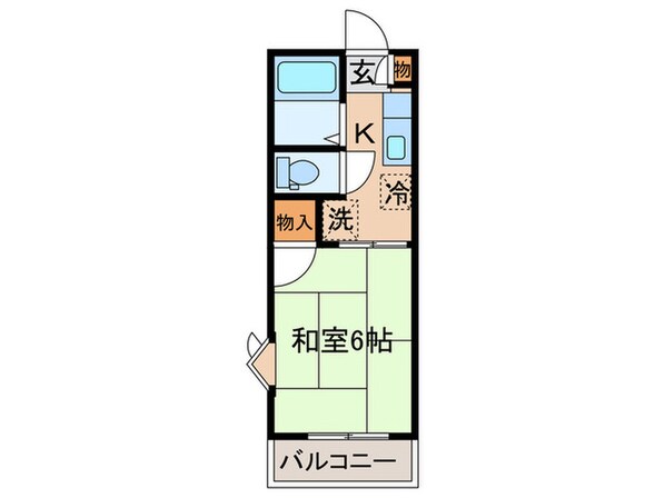 ベルゾ－ネ関口の物件間取画像